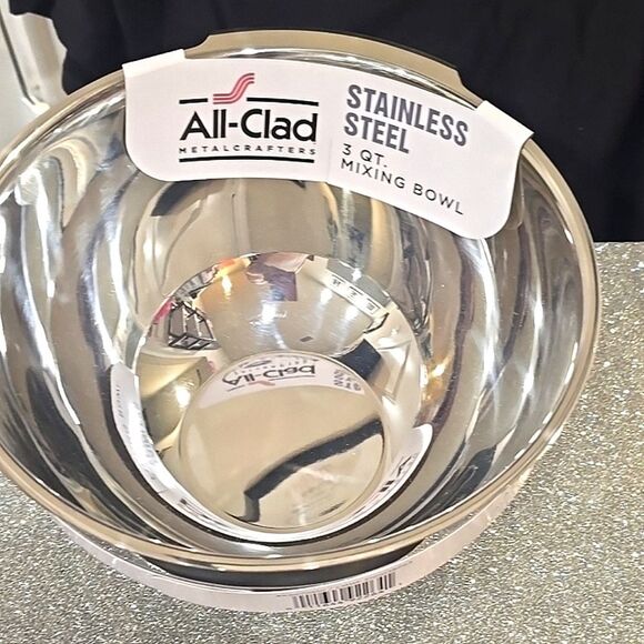 All-Clad 3QT Stainless Steel Mixing Bowl - Picture 5 of 6